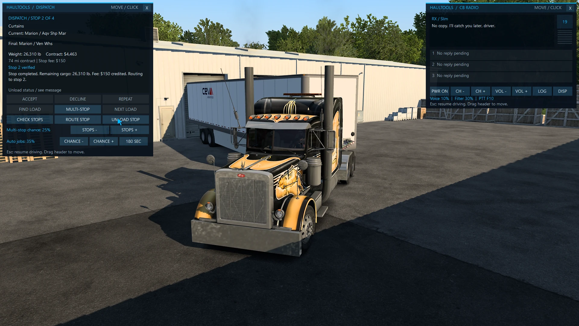 HaulTools Dispatch Stop 2 of 4