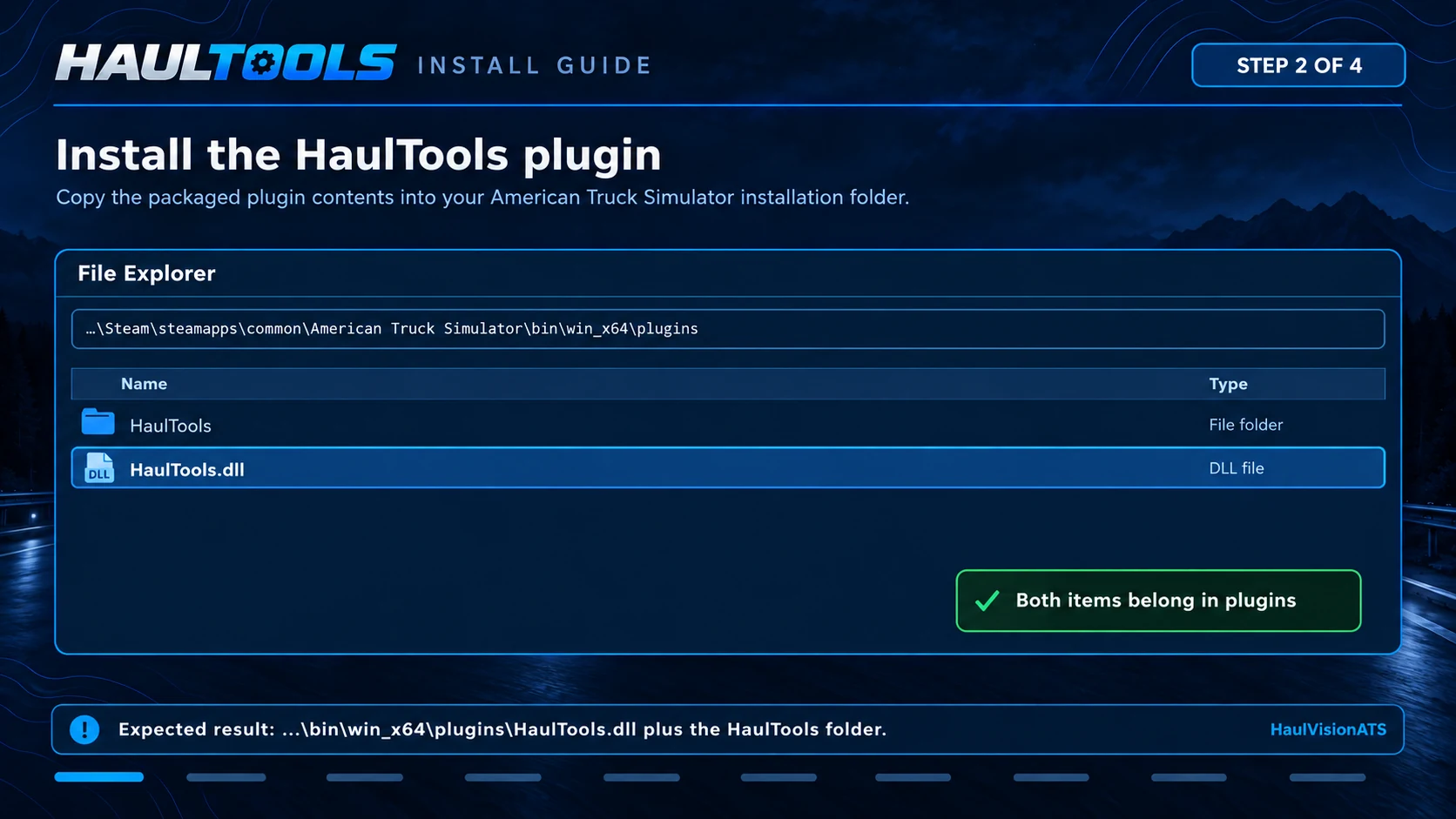 Install HaulTools plugin guide
